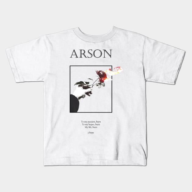 Arson 1 Black Kids T-Shirt by ZoeDesmedt